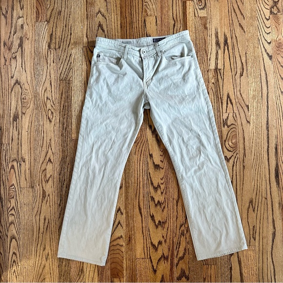 Men’s AG Adriano Goldschmied Khaki Pants 34x34 - Picture 2 of 6
